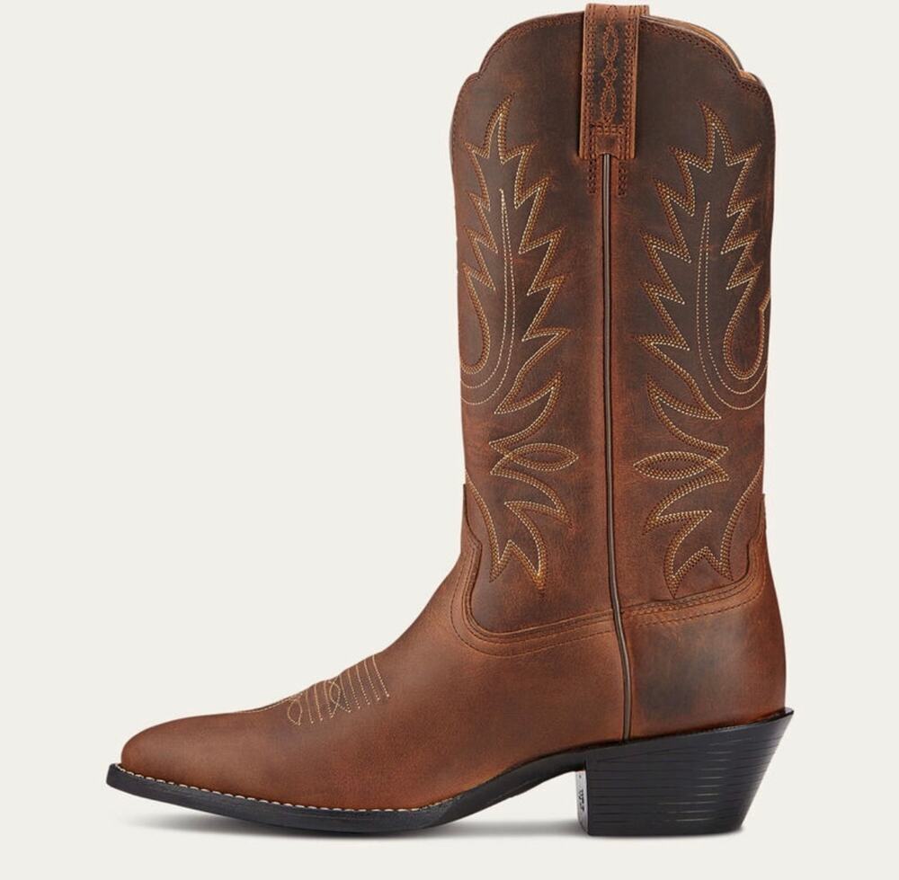 Ariat Heritage R Toe Brown Leather Western Cowboy Boots Women’s 11 Rodeo